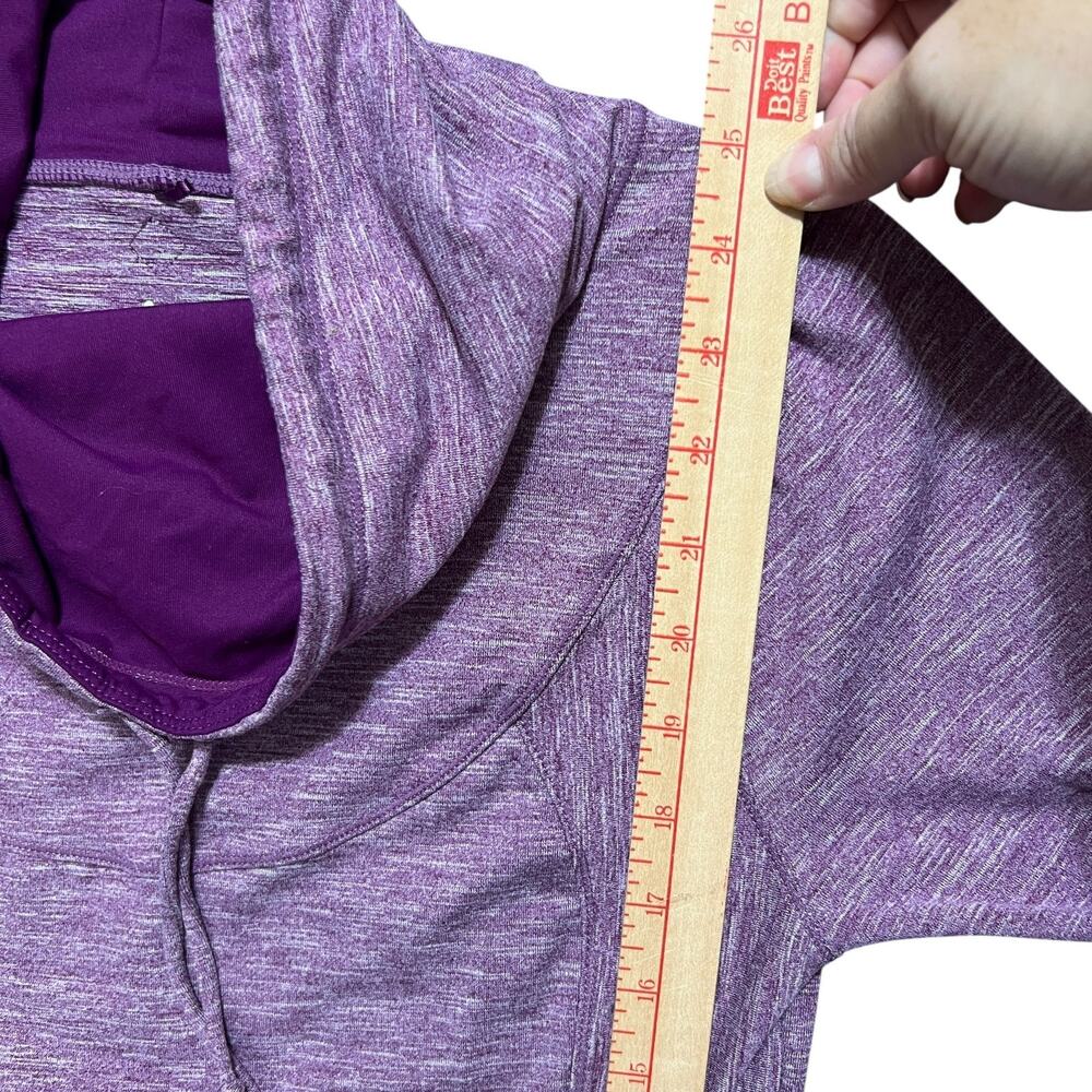 PRANA Women Cozy Sweater Pullover Size XS Oversized Cowl Neck Kangaroo Pockets - Picture 7 of 8